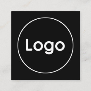 Custom Logo Square Business Card