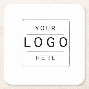Custom Logo Square Paper Coaster