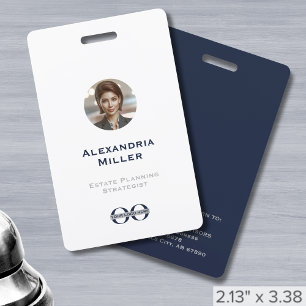 Custom Logo Staff Photo Identification ID Badge