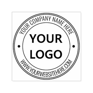 Custom Logo Stamp Your Name Website Professional