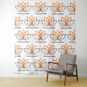 Custom Logo Step and Repeat Business Event Backdro Tapestry