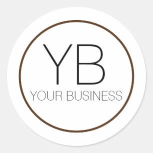 Custom LOGO STICKER DESIGN TEMPLATE