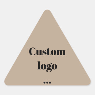 Custom logo sticker, replacement your logo triangle sticker