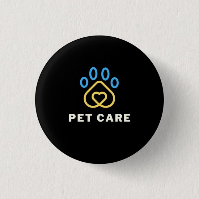 Custom Logo T-Shirt Button (Front)