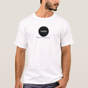 Custom Logo T-Shirt with Back QR
