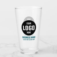 Custom Logo & Text 16oz Navy Personalised Beer
