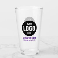 Custom Logo & Text 16oz Personalised Beer Glass