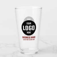 Custom Logo & Text 16oz Personalised Beer Glass
