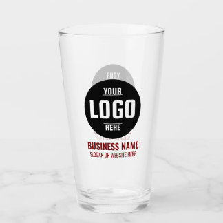 Custom Logo & Text 16oz Personalised Beer Glass