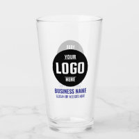 Custom Logo & Text 16oz Personalised Beer Glass