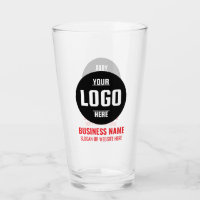 Custom Logo & Text 16oz Red Personalised Beer
