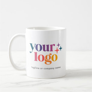 Custom Logo Text Branded Mug