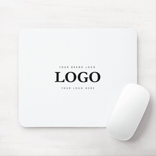 Custom Logo | Text Business Company  Mouse Pad (With Mouse)