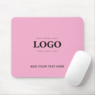 Custom Logo Text Business Company Mouse Pad