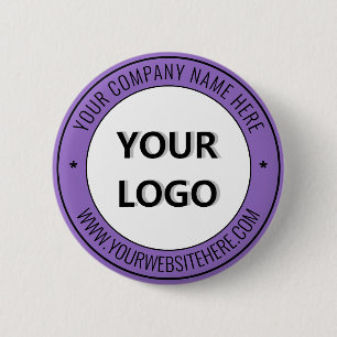 Custom Logo Text Button - Promotional Business