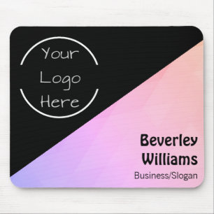 Custom Logo & Text Mousepad