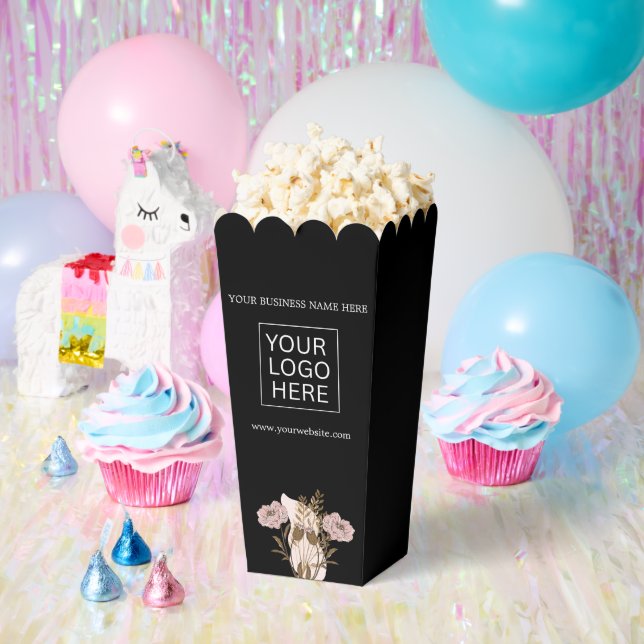 Custom Logo & Text Packaging popcorn Favour Box (Party)