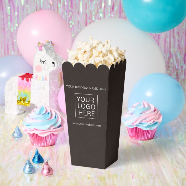 Custom Logo & Text Packaging popcorn Favour Box (Party)