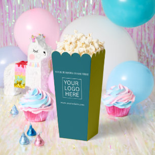 Custom Logo & Text Packaging popcorn Favour Box