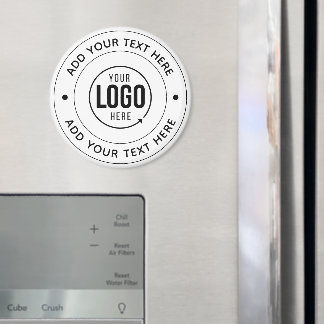 🧲 Custom Logo & Text | Personalised Branding Gift Magnet