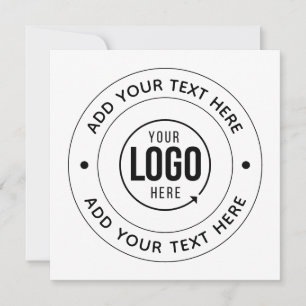 📝 Custom Logo & Text Personalized Business Event