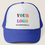 Custom Logo Text Promotional Business Trucker Hat<br><div class="desc">Custom Colors and Font - Your Logo and Text Promotional Business Personalized Hat / Gift - Add Your Logo / Image and Text / Information - Resize and move elements with Customization tool. Choose font / size / color ! Please use your logo - image that does not infringe anyone's...</div>