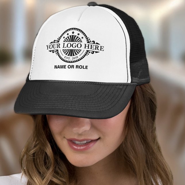Custom Logo & Text Promotional Trucker Hat (Creator Uploaded)