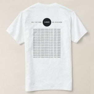 Custom Logo Text  T-Shirt