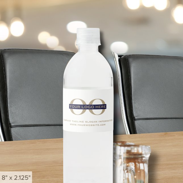 Custom Logo Text Water Bottle Label (Creator Uploaded)