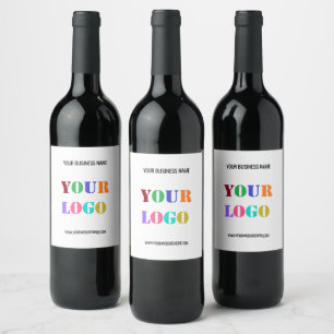 Custom Logo Text Wine Labes Company Promotion Gift Wine Label