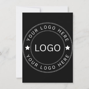 Custom Logo Thank You Card