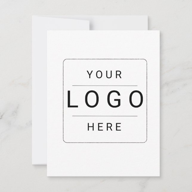 Custom Logo Thank You Card (Front)