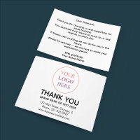 Custom Logo – Thank You For Choosing Us