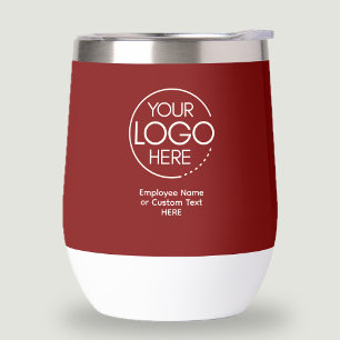 Custom Logo Travel Wine Tumbler with Lid