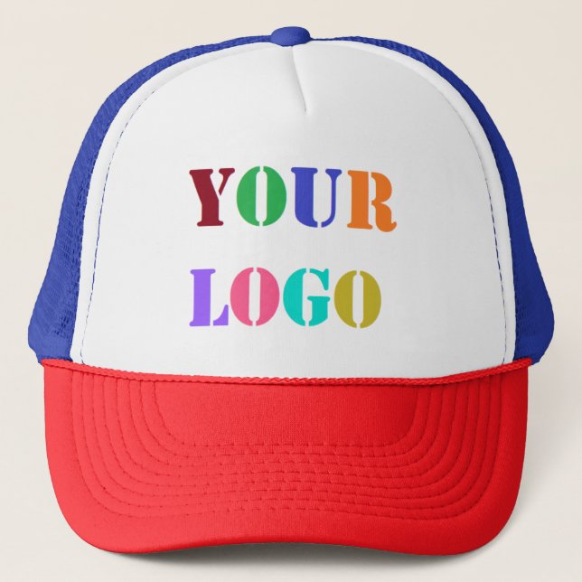 Custom Logo Trucker Hat Promotional Business (Front)