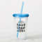 Custom Logo Tumbler with Straw No Minimum