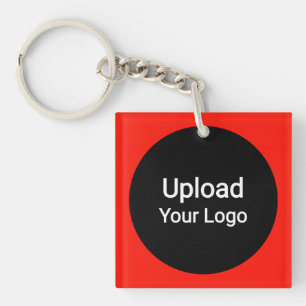 Custom Logo Upload   Personalised Business Key Ring