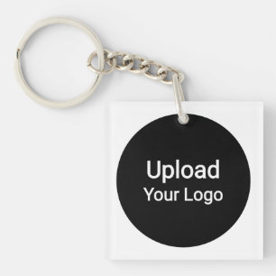 Custom Logo Upload   Personalised Business Key Ring