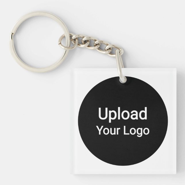 Custom Logo Upload | Personalised Business Key Ring (Front)