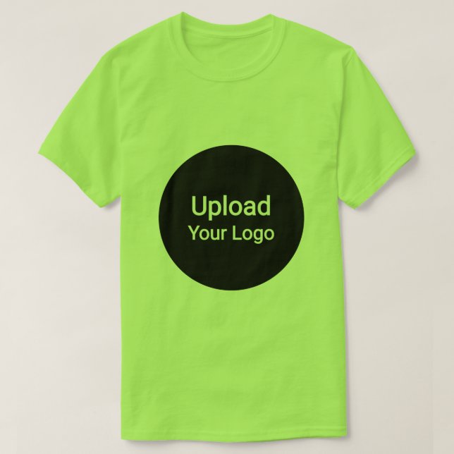 Custom Logo Upload | Personalized Business T-Shirt (Design Front)