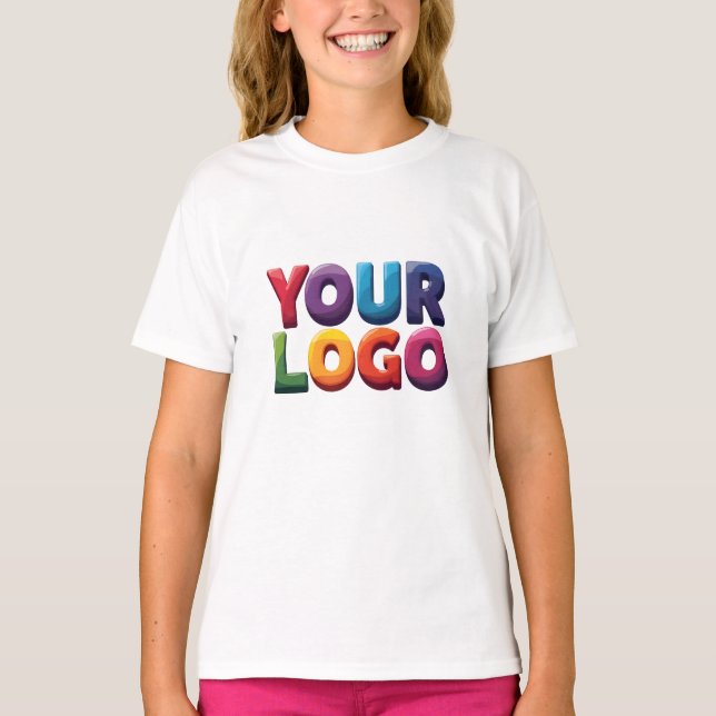 Custom Logo|Upload Your Logo | Business & Brand  T-Shirt (Front)