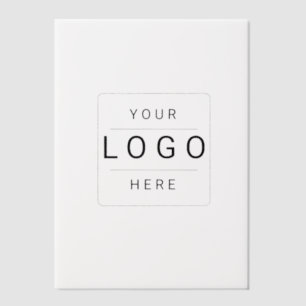 Custom Logo Vellum Invitations
