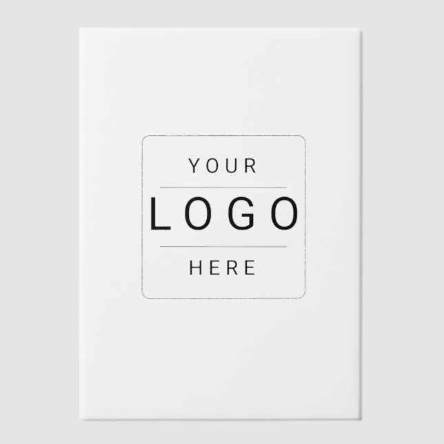 Custom Logo Vellum Invitations (Front)