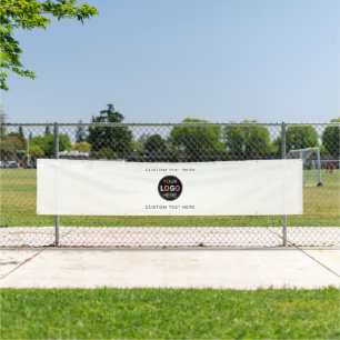 Custom Logo   Vinyl Banner, 2.5' x 12'Outdoor Banner
