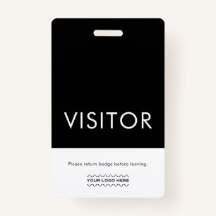 Custom Logo Visitor Badge ID Badge