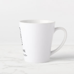 Custom Logo Website Business Promo Latte mug