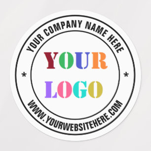 Custom Logo Website Name Labels Example