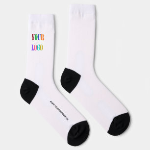 Custom Logo Website Promotional Business Socks
