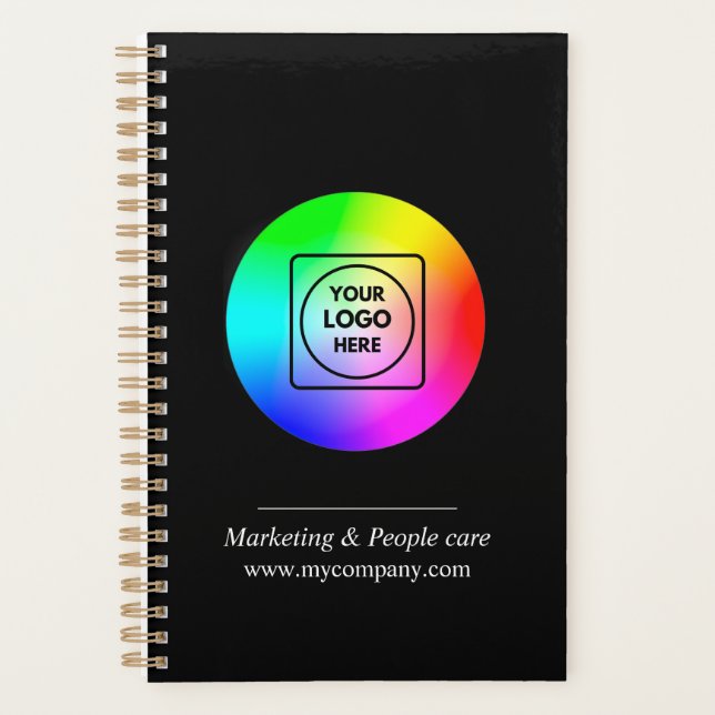Custom Logo Weekly Monthly Promo Planner (Front)