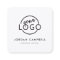 Custom logo white modern minimalist